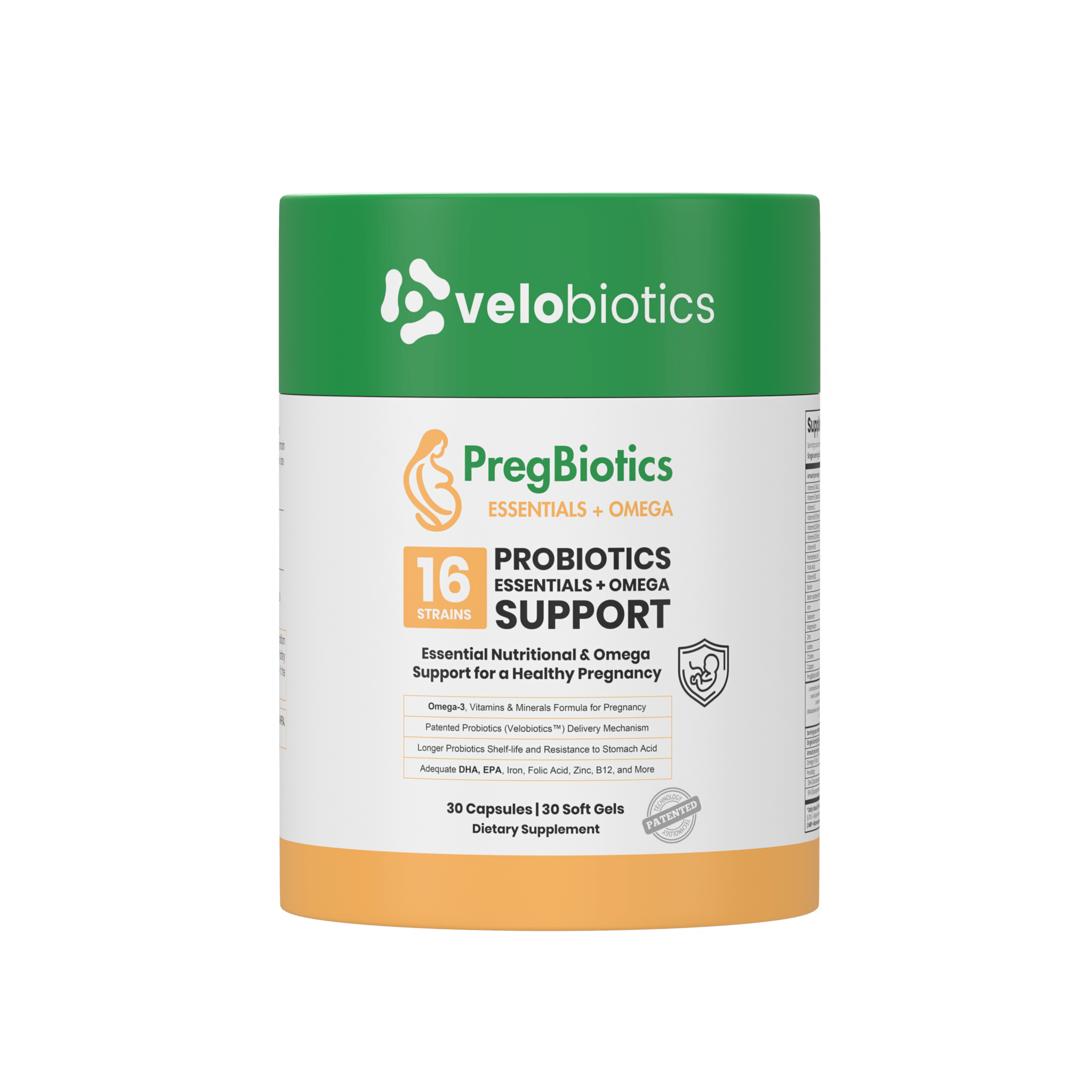 PregBiotics Essentials + Omega - Velobiotics
