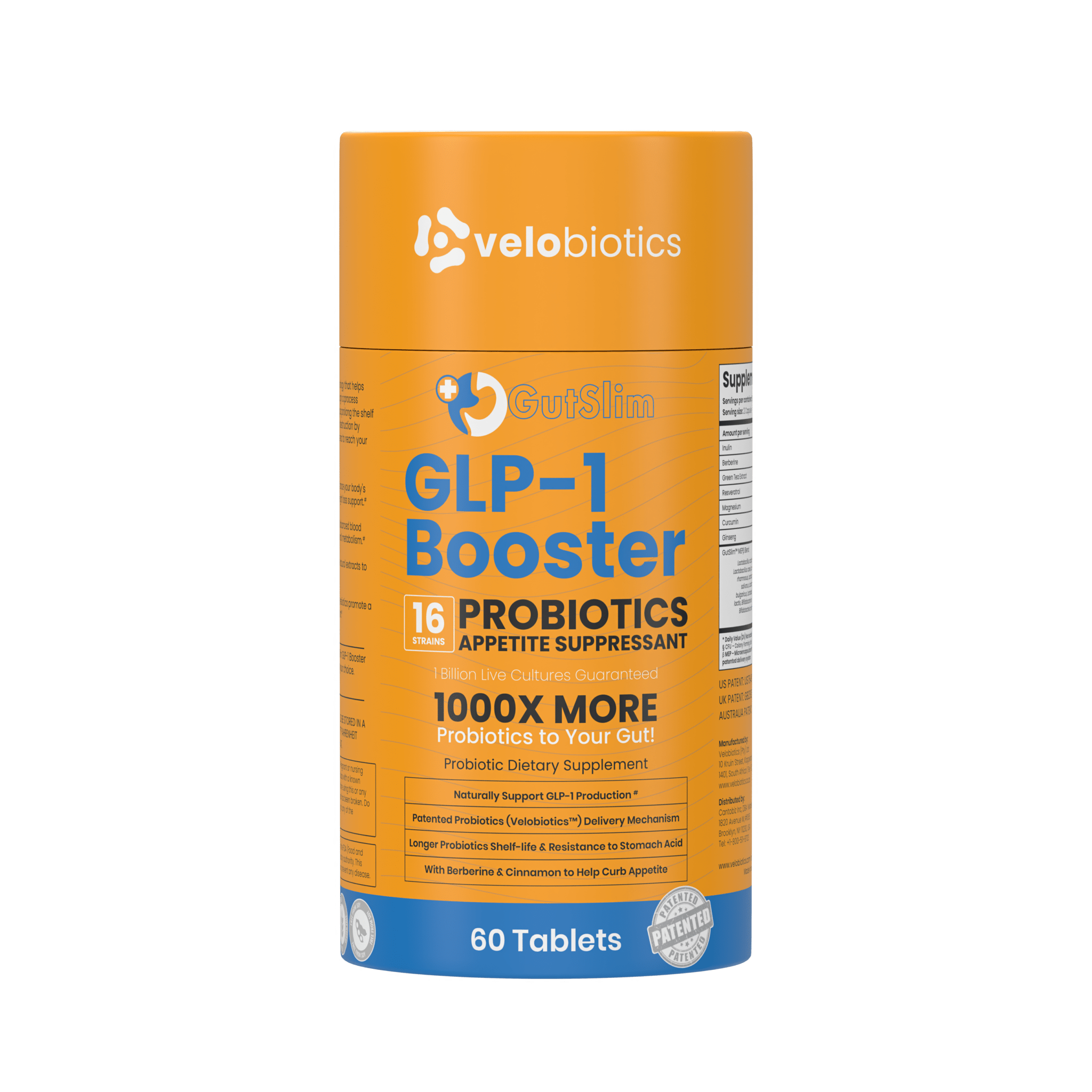 GutSlim Probiotics GLP-1 Booster - Velobiotics