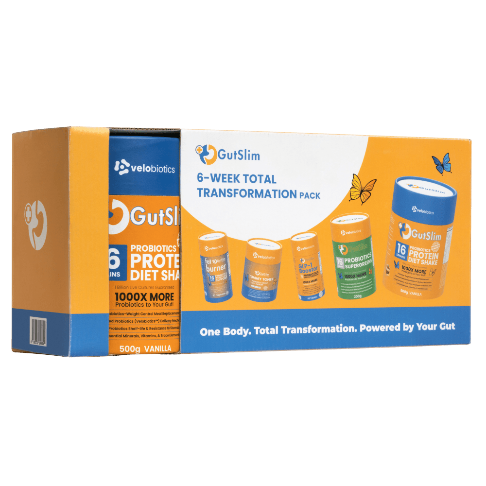 6-WEEK GUTSLIM TOTAL TRANSFORMATION PACK - Velobiotics