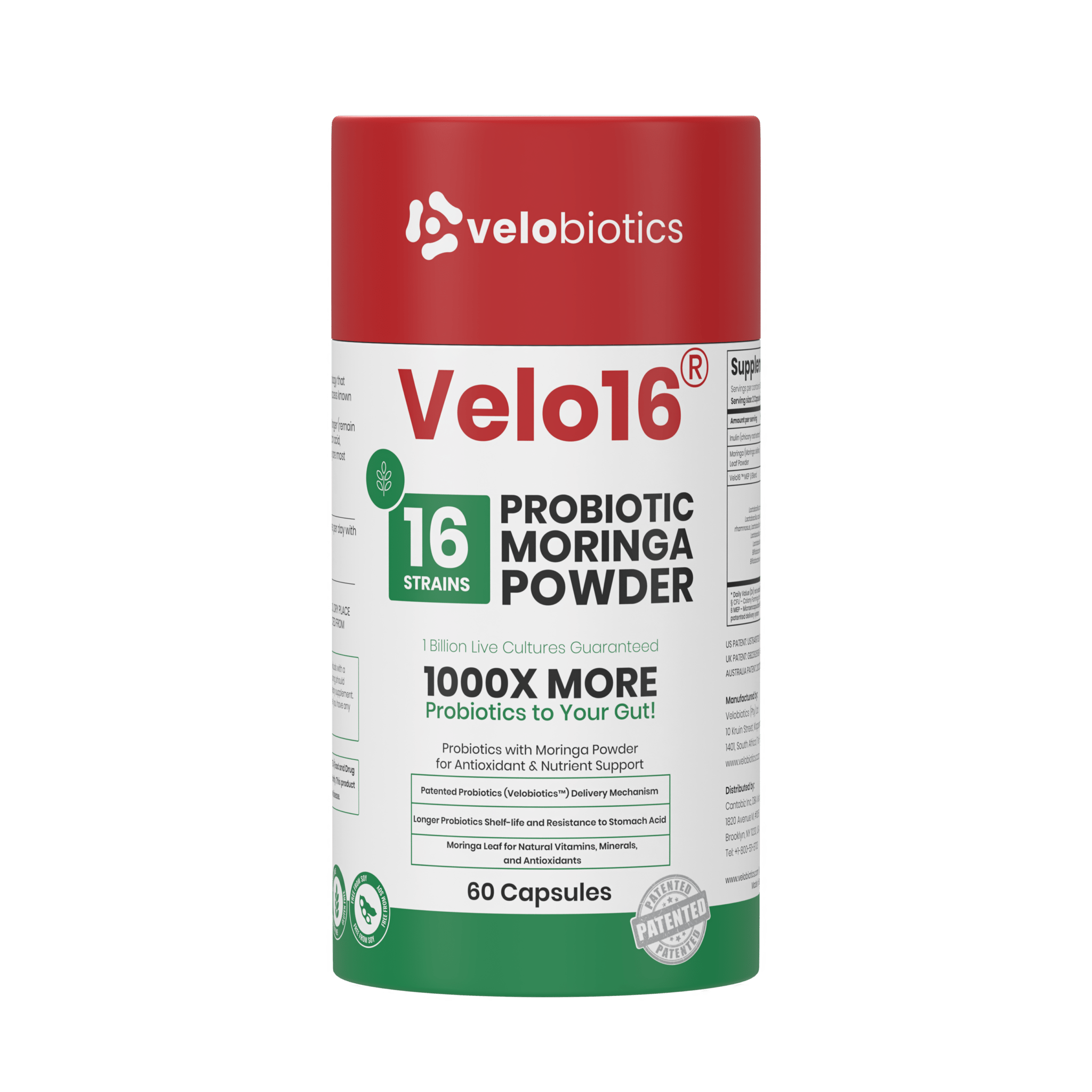 Velo16 Probiotics Moringa - Velobiotics