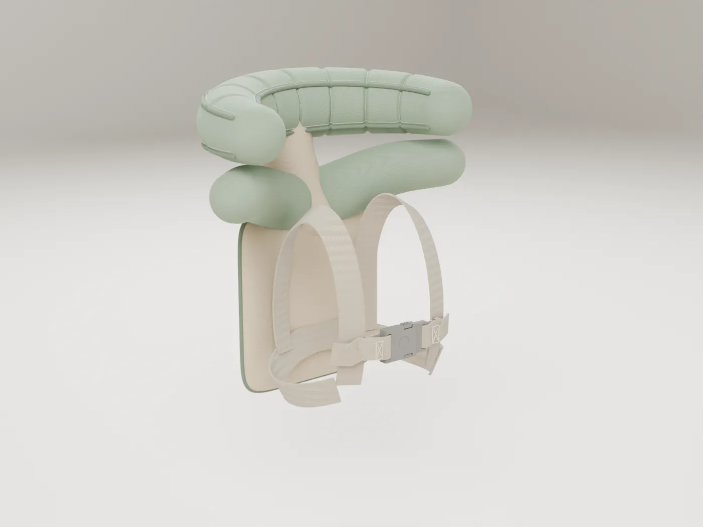 Haylo Baby head cushion, harness view
