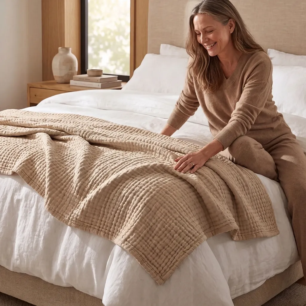 firth Organic Muslin Blanket 1