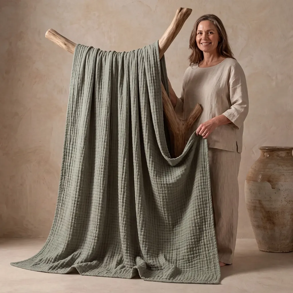 firth Organic Muslin Blanket 11