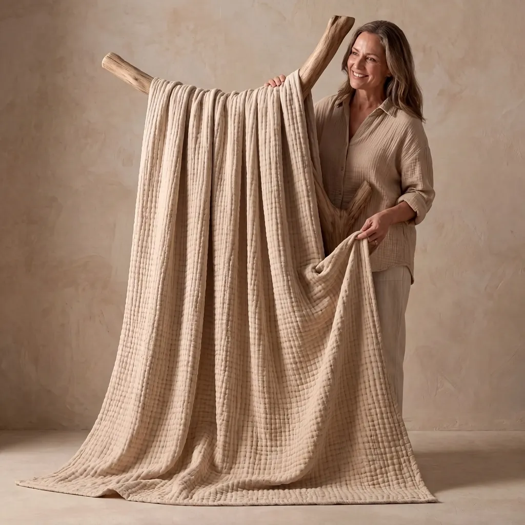 firth Organic Muslin Blanket 12