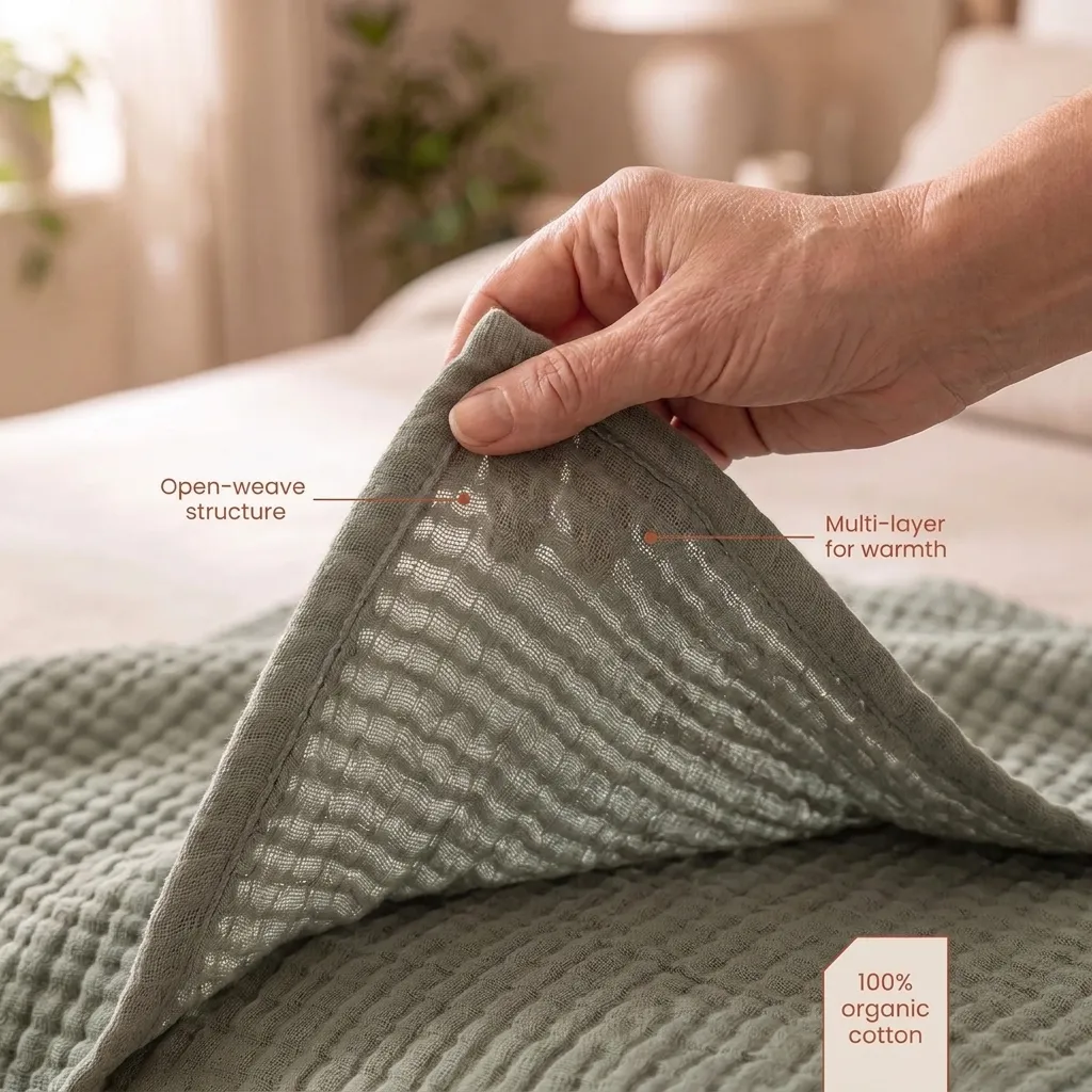 firth Organic Muslin Blanket 4