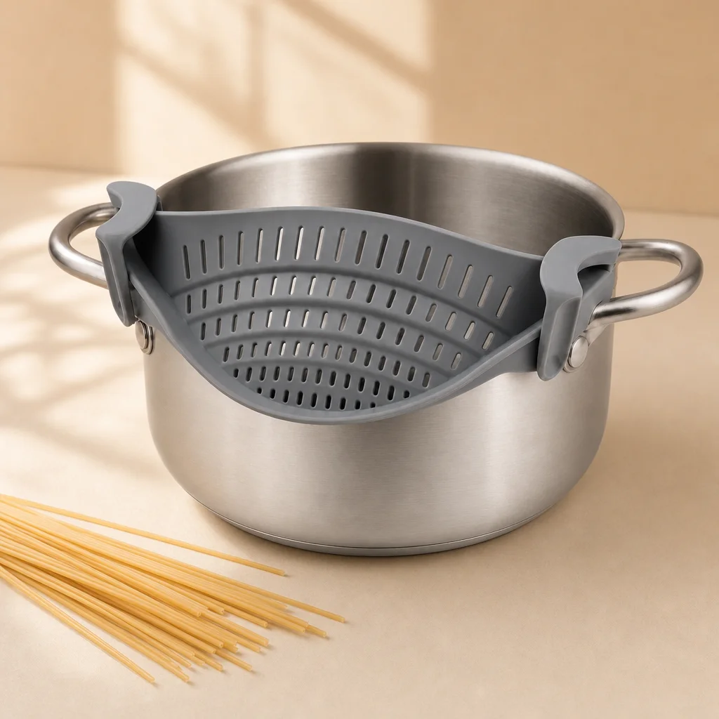 Clip-On Silicone Strainer