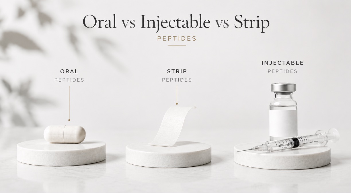Oral vs Injectable vs Strip Peptides: Which is More Effective?
