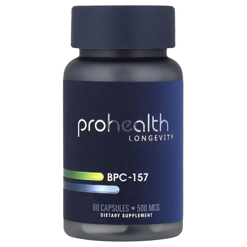 ProHealth Longevity BPC-157 bottle, 60 capsules at 500 mcg per capsule