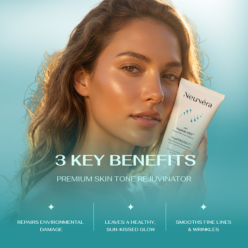 Illustration showing the benefits of the Neuvera PeptiPROTECT