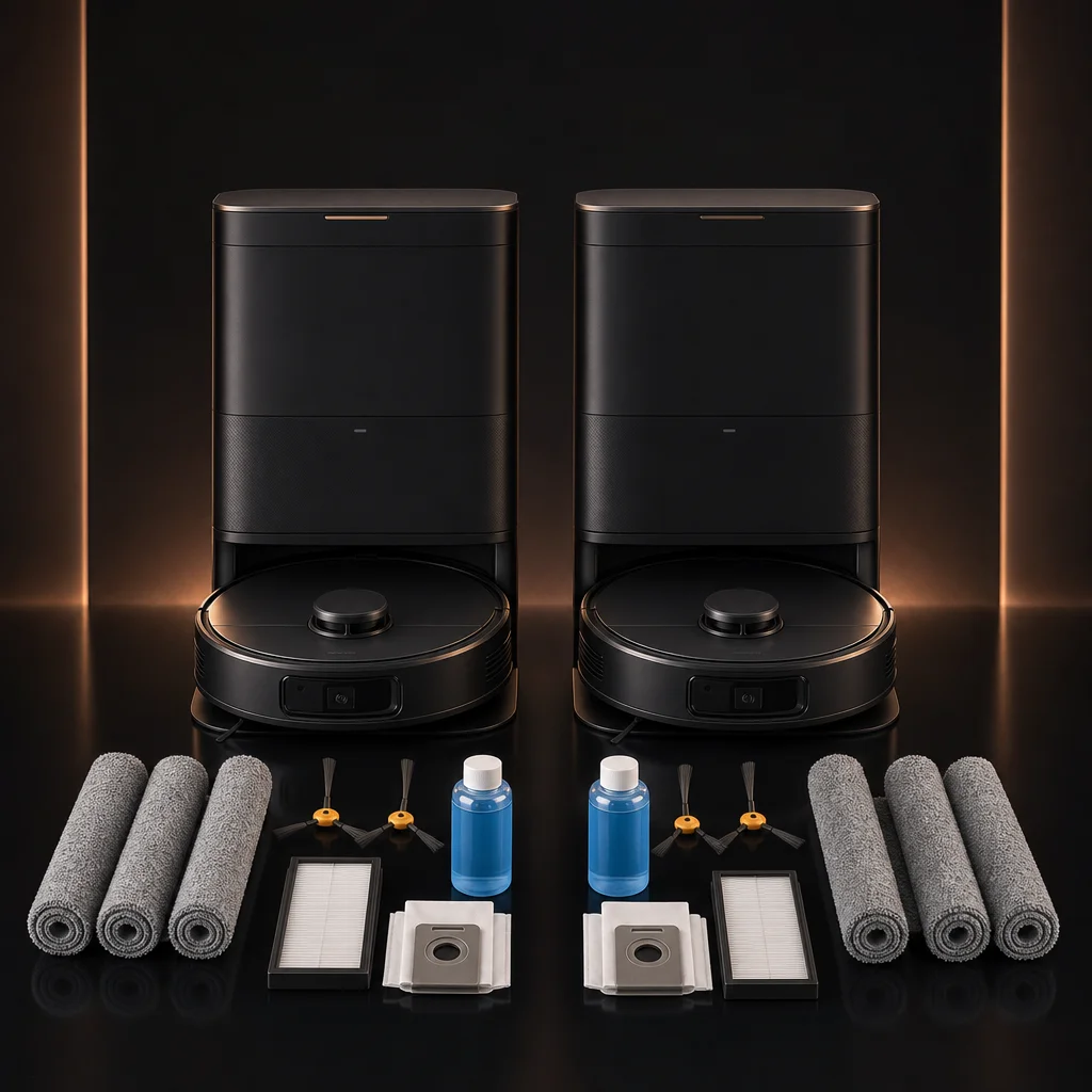 Doppelpack: 2 Roboter + 2 Zubehör-Sets