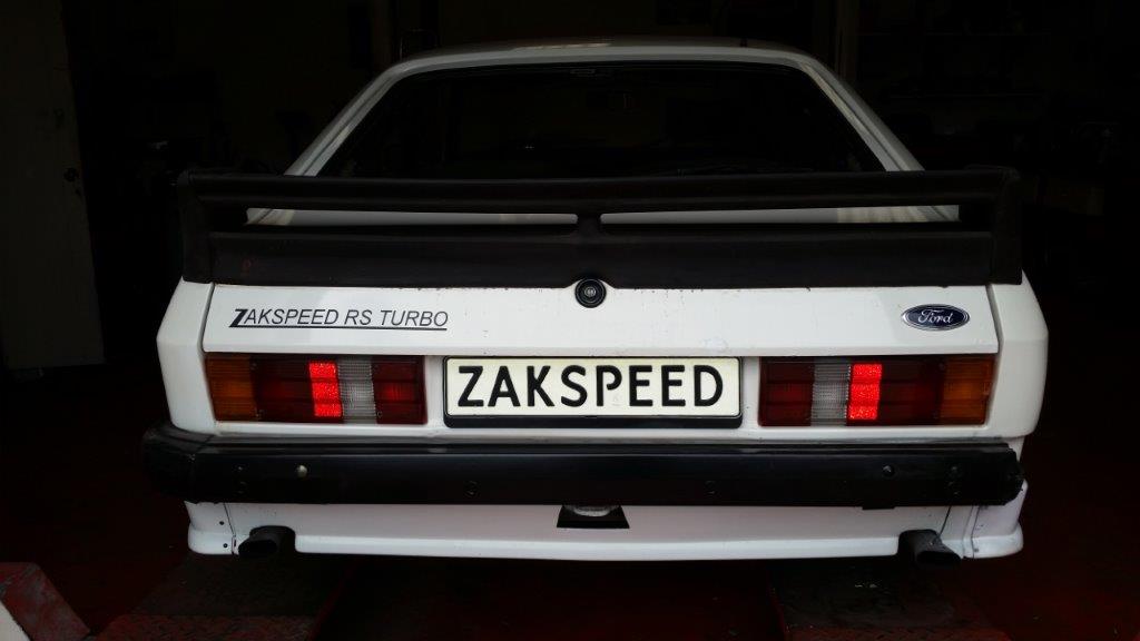 The finished Werksturbo from the rear, tail lights and rear valance fitted