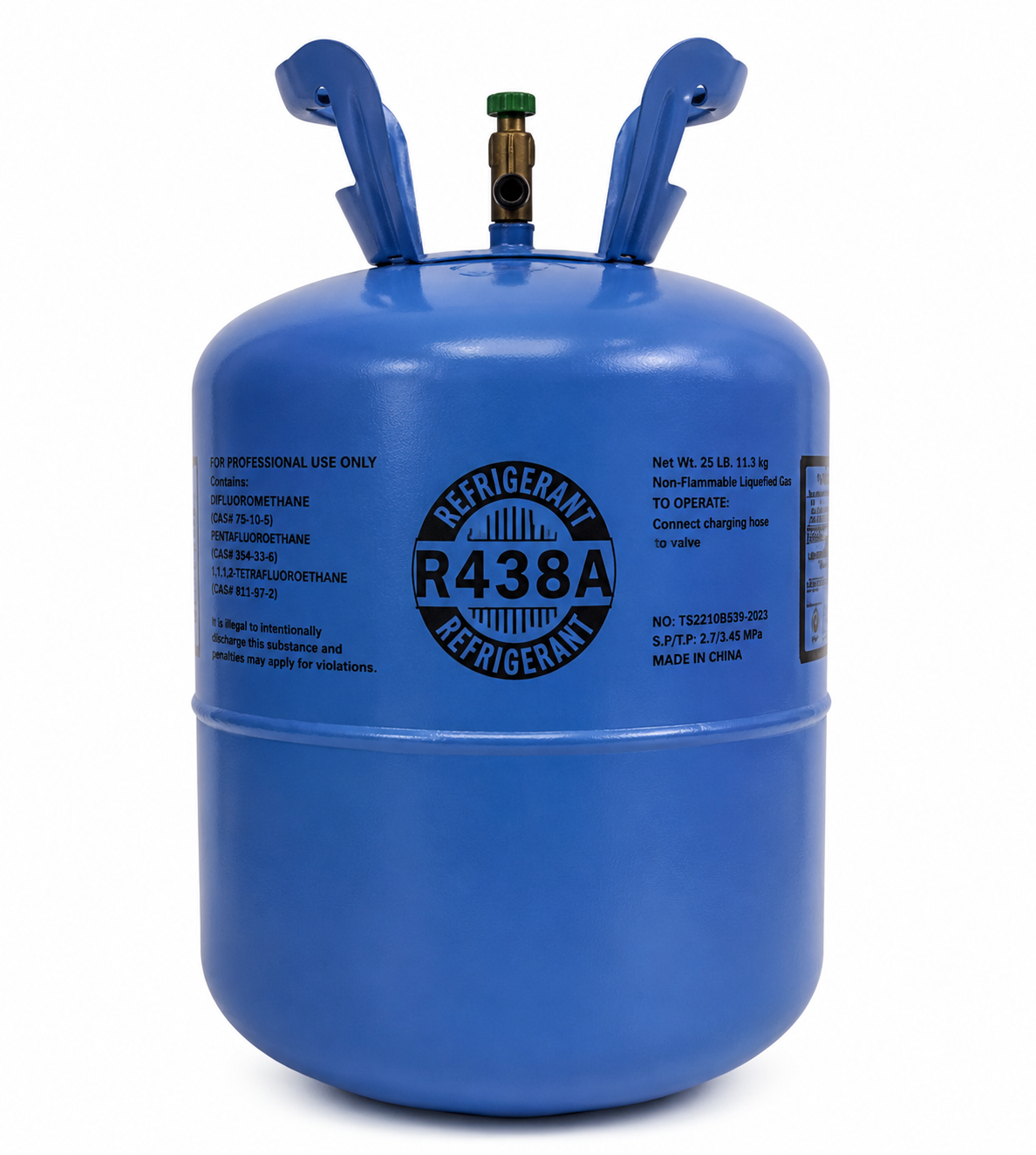 Representative R438A (MO99) Refrigerant 25 LB