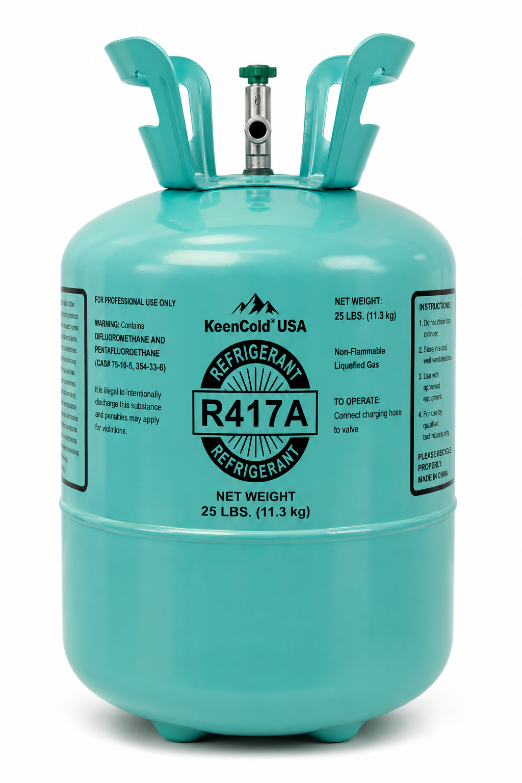 Representative R417A Refrigerant 25 LBS
