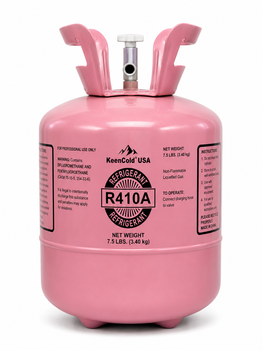Representative R410A 7.5 LBS Refrigerant