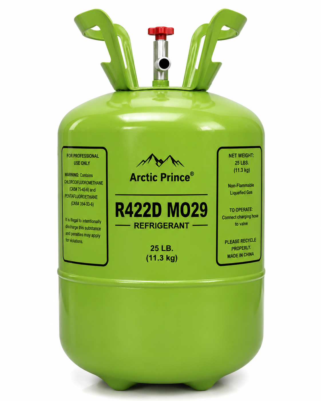 Representative R422D MO29 Refrigerant 25 LB | Arctic Prince