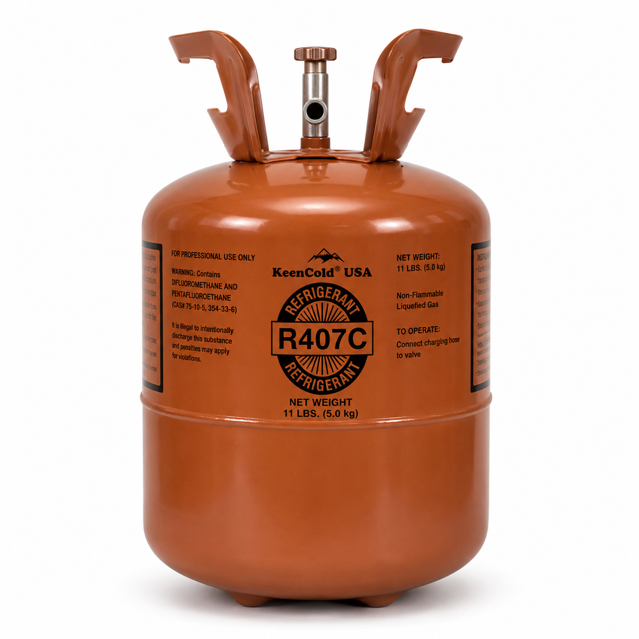 Representative R407C 11 LBS Refrigerant