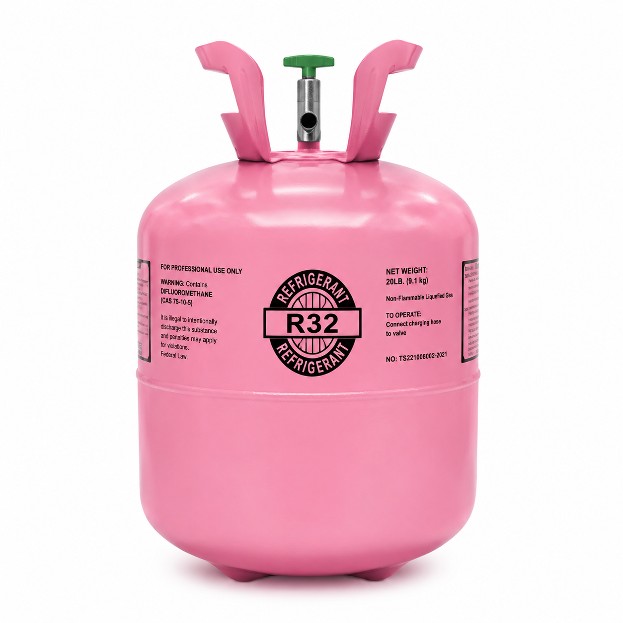 Representative R32 Refrigerant 20 LB
