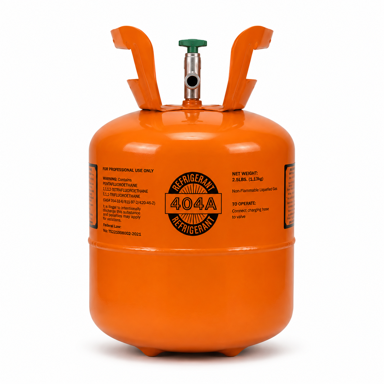 Representative R404A 5 LBS Refrigerant
