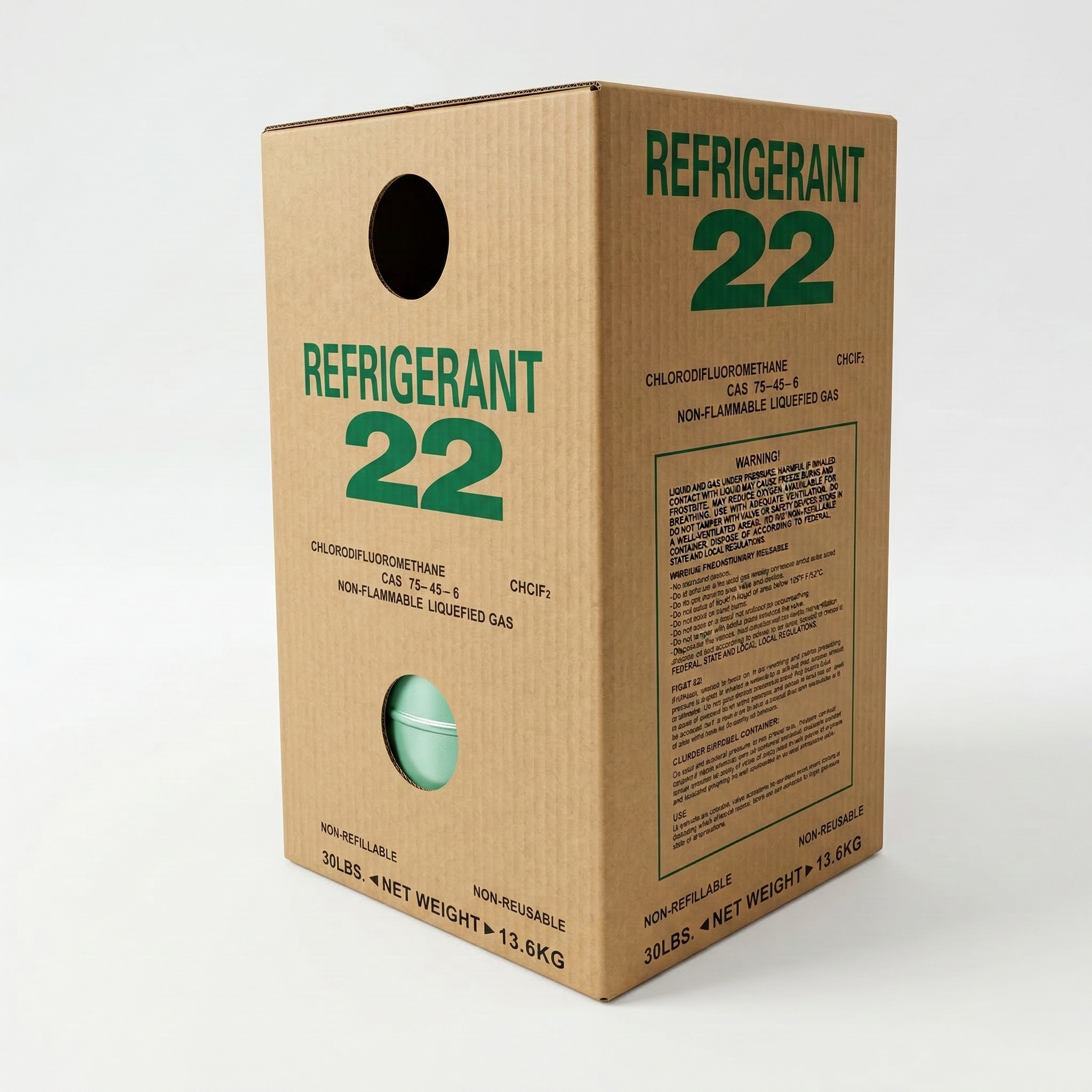 Representative R22 Refrigerant 30 Lbs - Factory Sealed