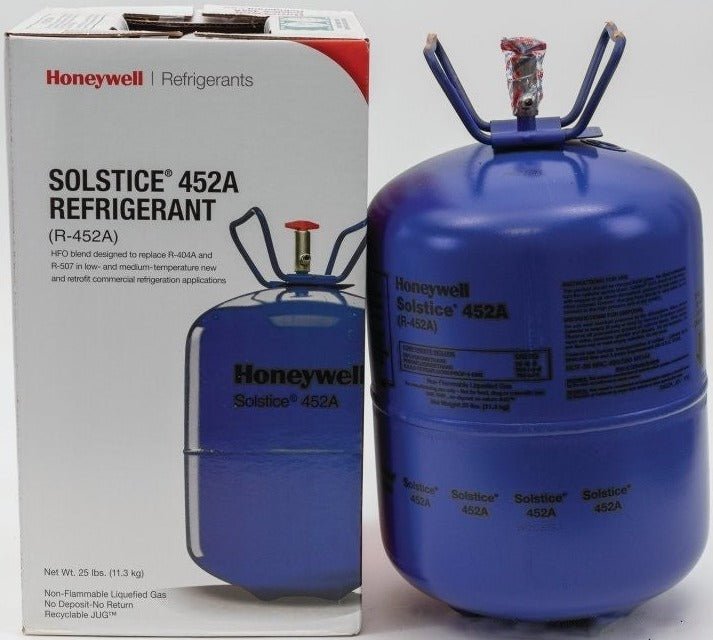 Representative 25lb Honeywell R-452A Refrigerant – Made in USA