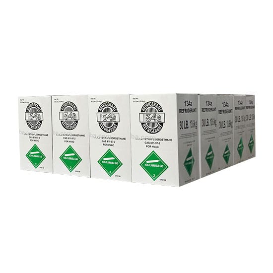 Representative Bulk Pack – 20 × 30lb R-134a Automotive Refrigerant