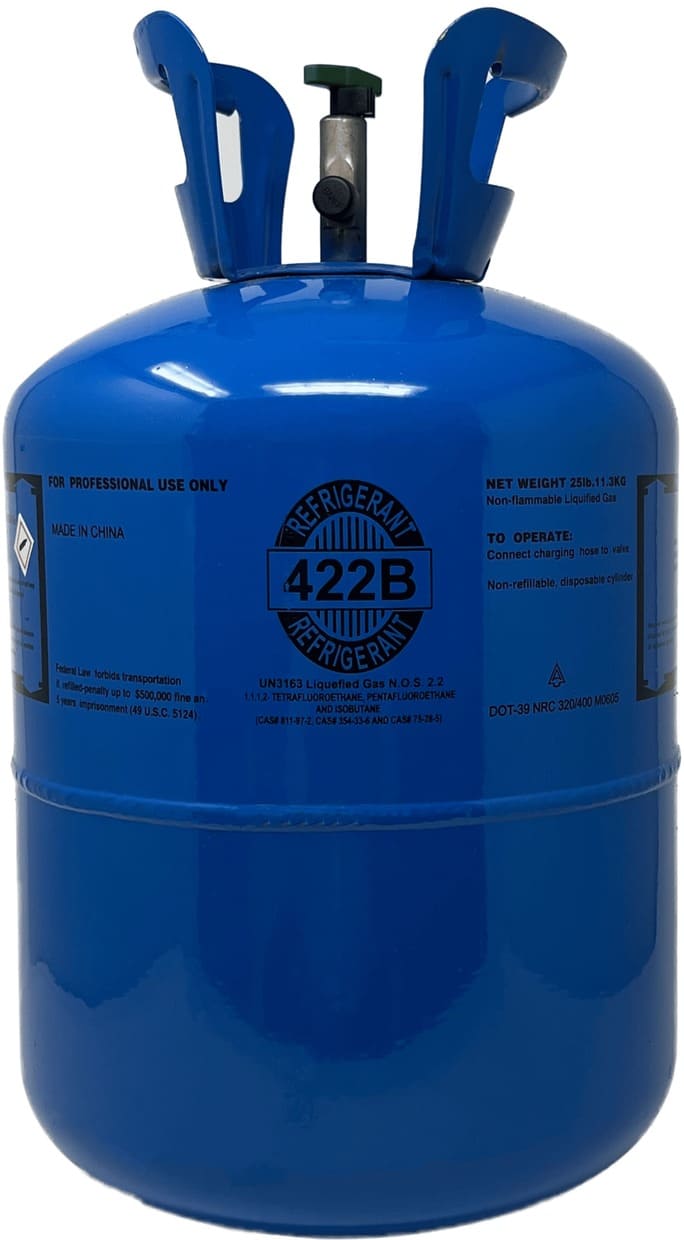 Representative R-422B (NU-22B) Refrigerant – Full Pallet (40 × 25 lb) – R-22 Replacement