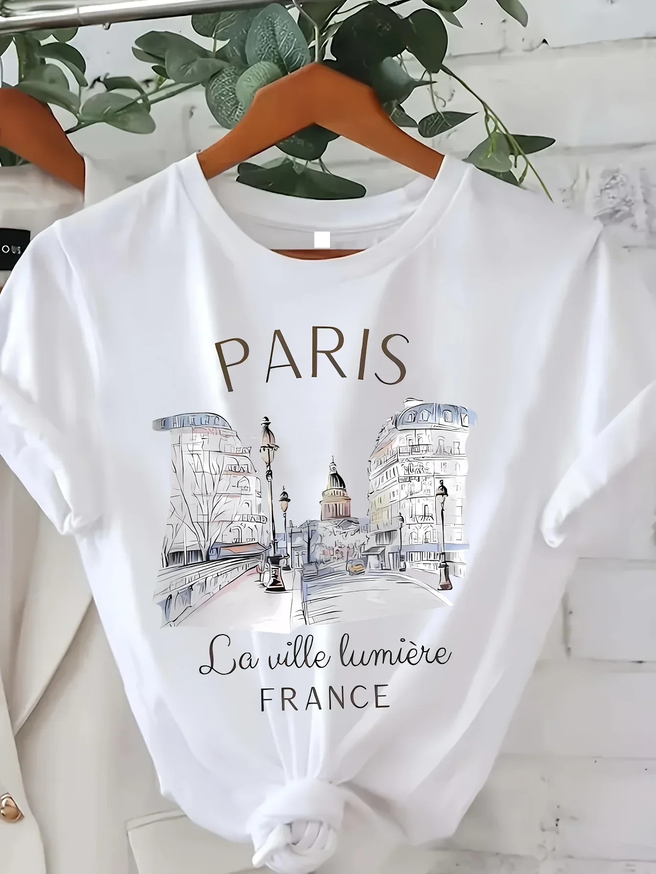 Paris Sketch Graphic Tee