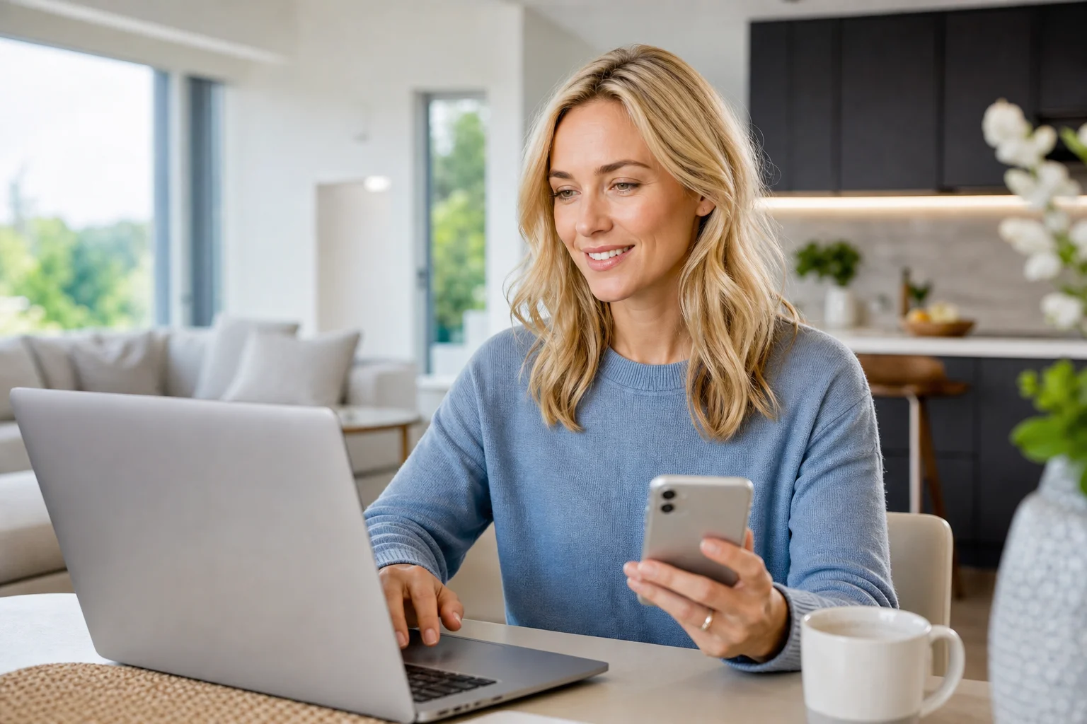 Patient receiving digital lab results by email