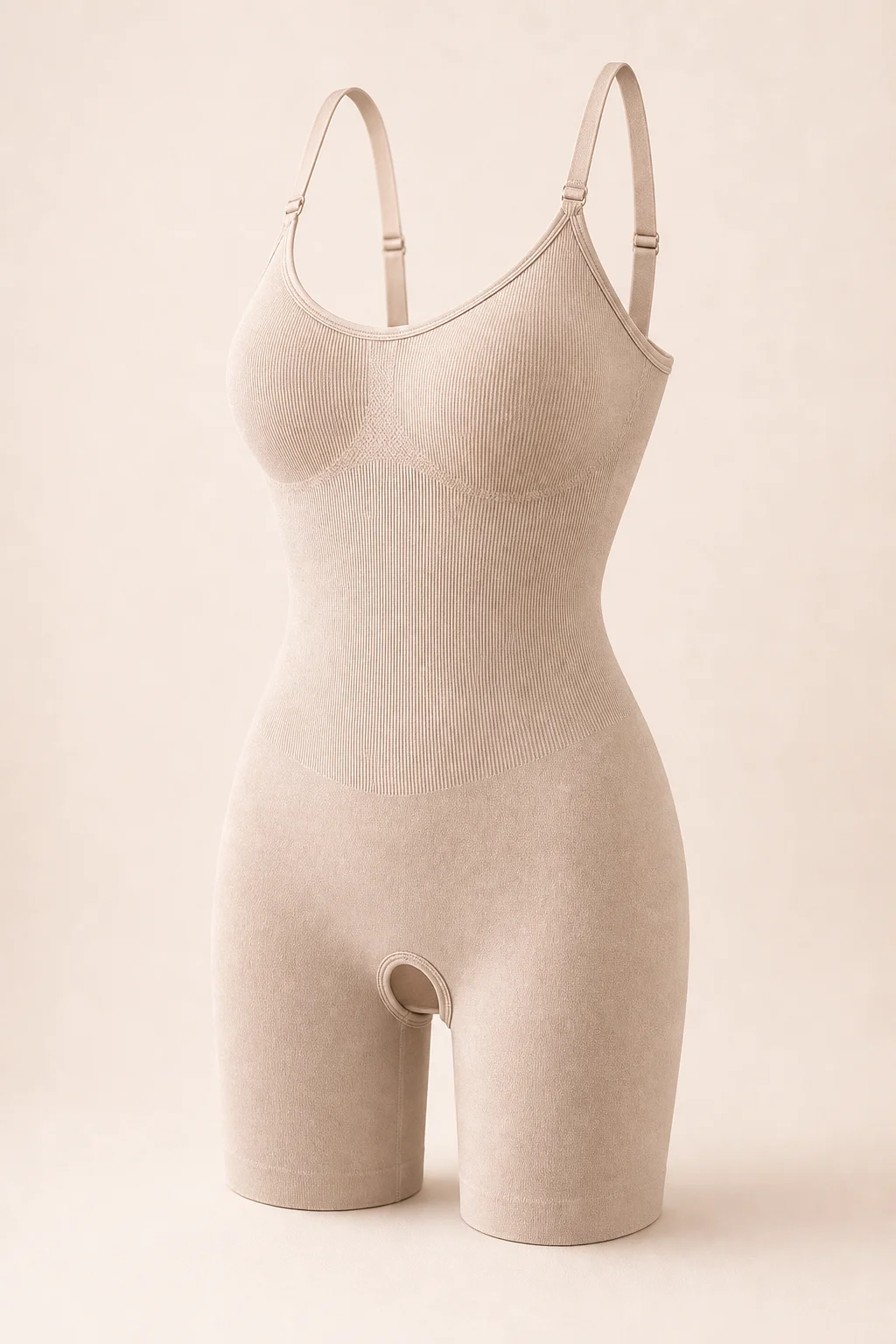 Contour Seamless Full-Body Shaper, nude bodysuit worn on model