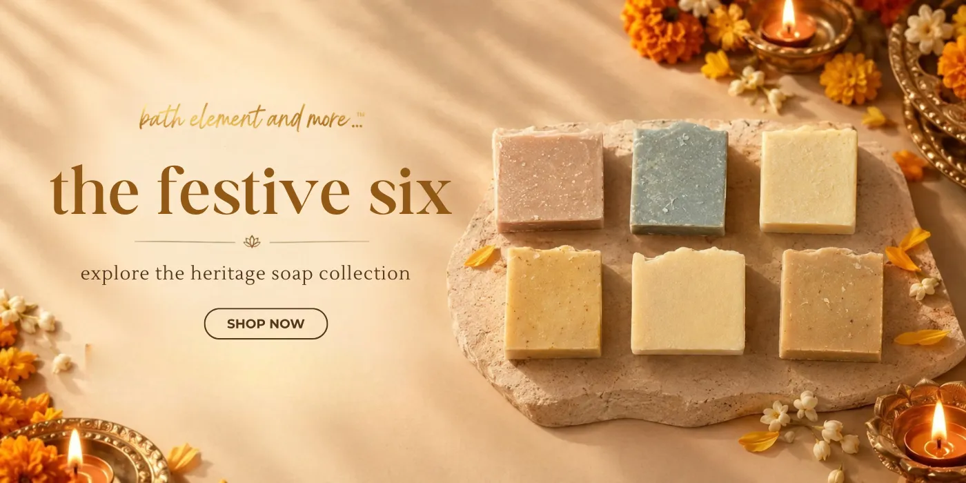 Bathelement The Festive Six heritage soap collection hero banner