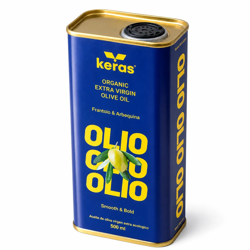 KERAS Lata Refill – AOVE Ecológico Premium, 500 ml — imagen 1 de 4