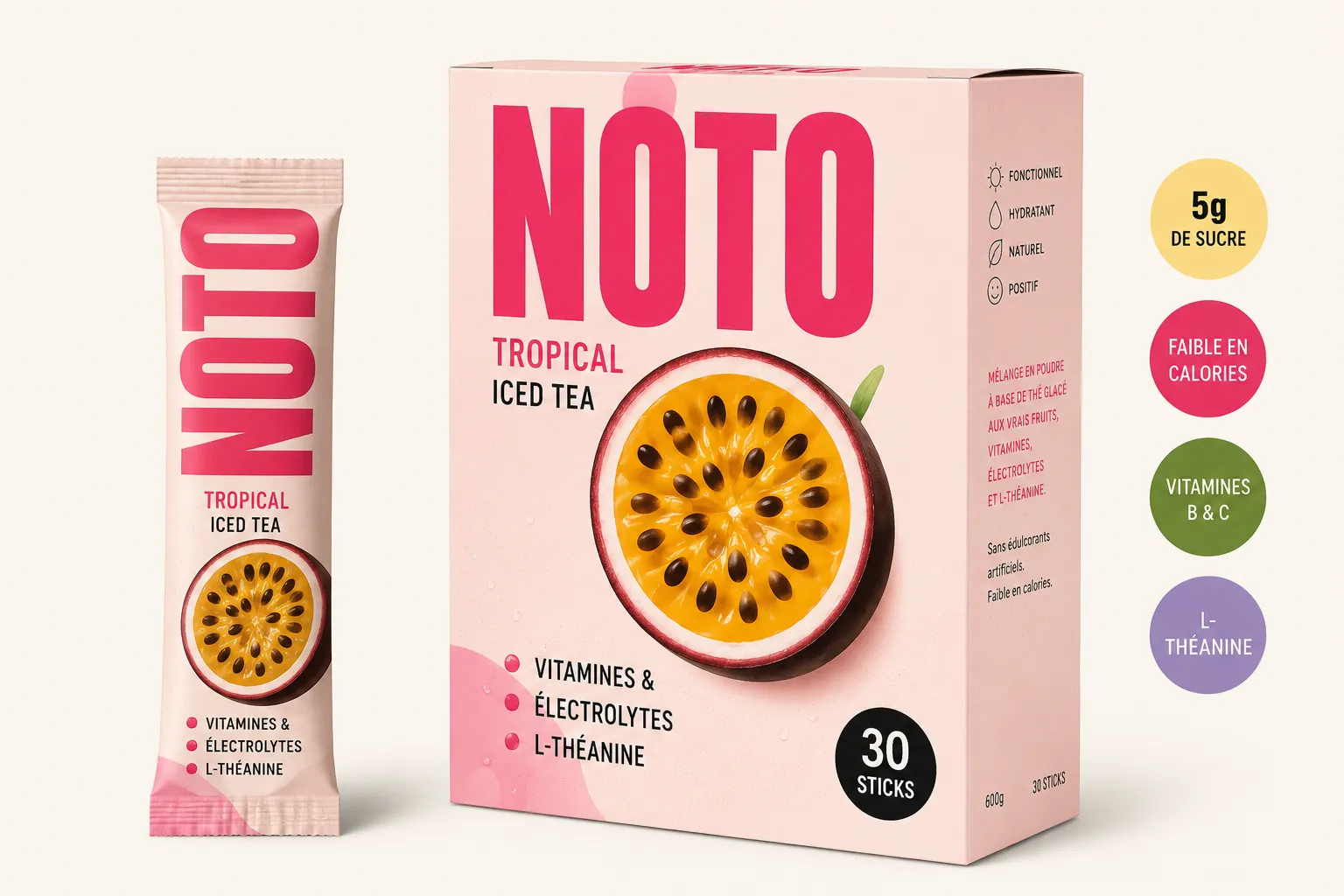 NOTO Tropical — Golden passion fruit over black tea