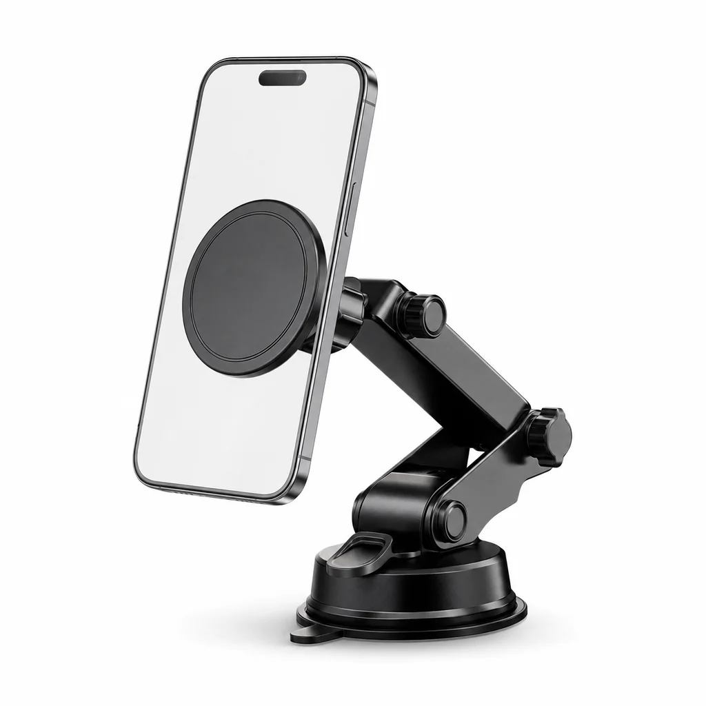 Lock-On Magnetic Car Phone Mount