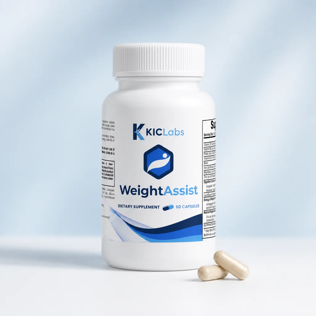 Bottle and cream capsules in a white and ice-blue studio
