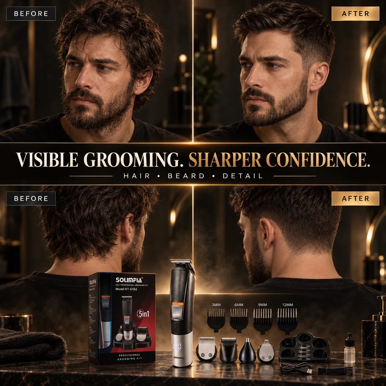 5-in-1 Electric Haircut Set — view 6