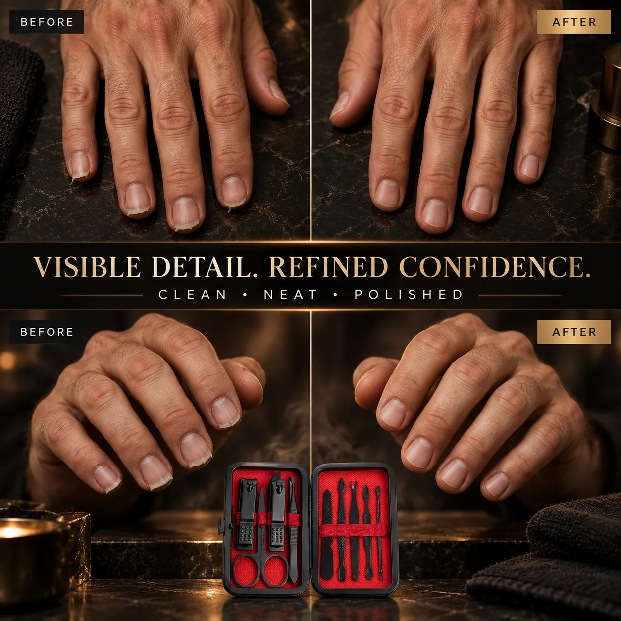 Nail Care Set — Visible detail. Refined confidence.