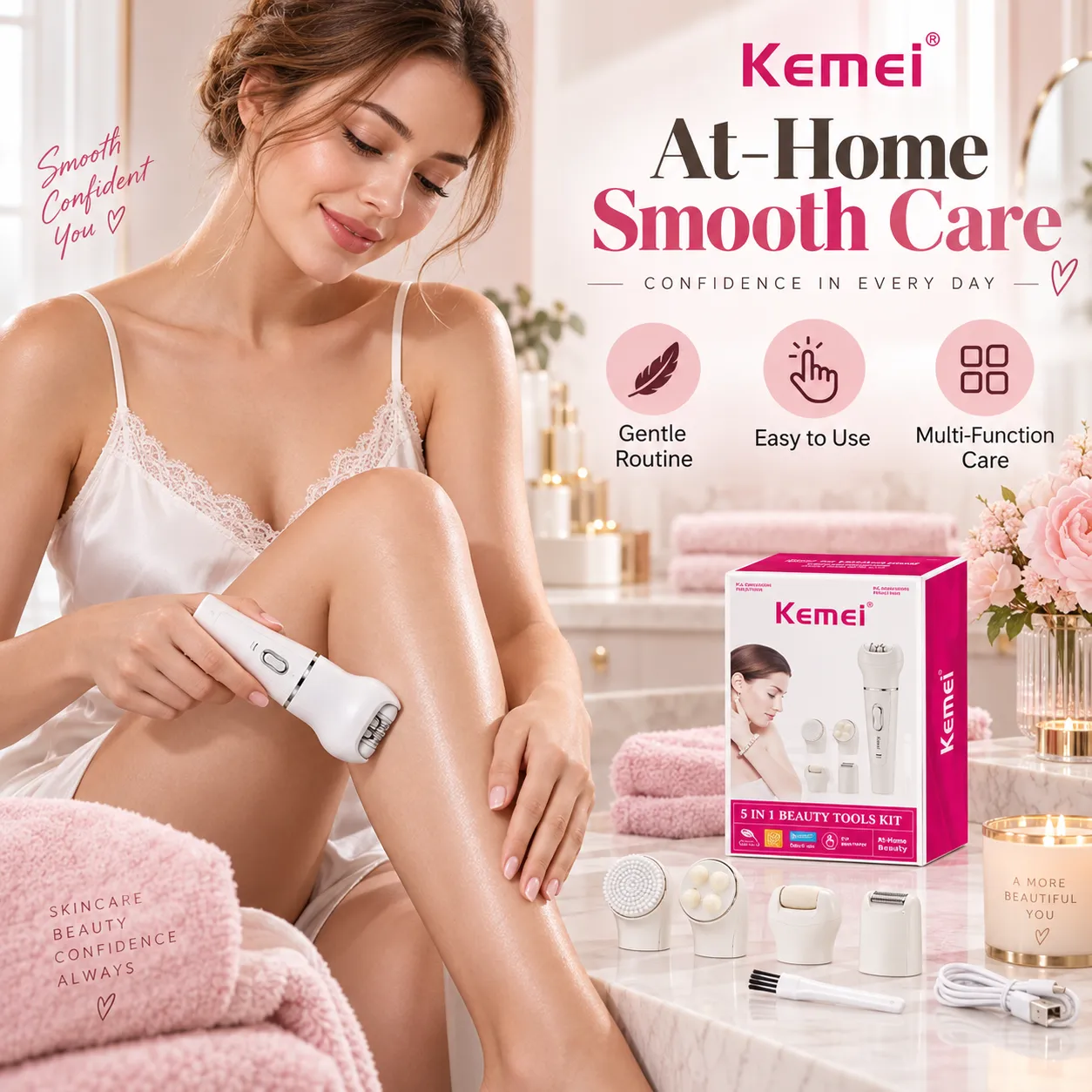 5-in-1 Hair Removal Device Care Kit — view 2