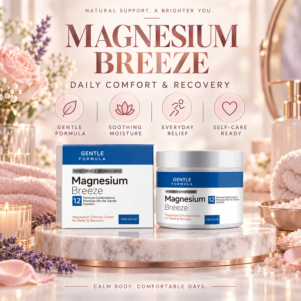 Women's Magnesium Breeze Recovery Cream — view 1