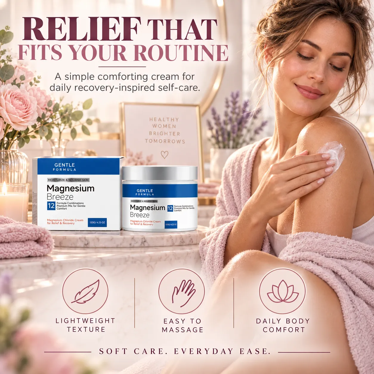 Women's Magnesium Breeze Recovery Cream — view 3