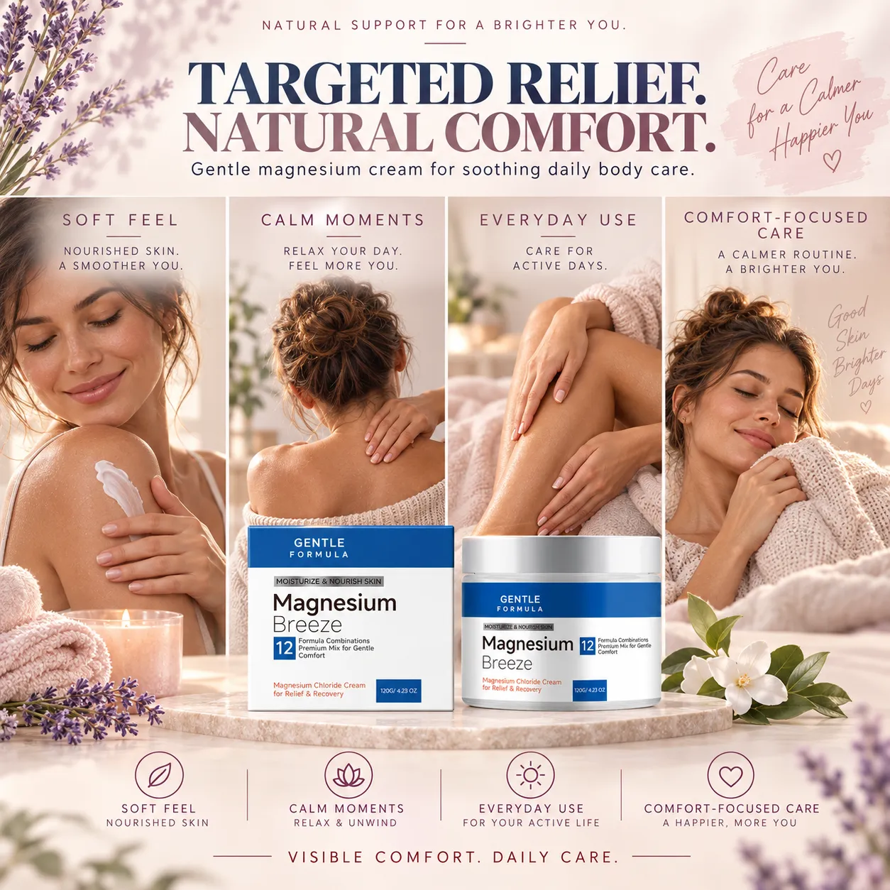 Women's Magnesium Breeze Recovery Cream — view 5