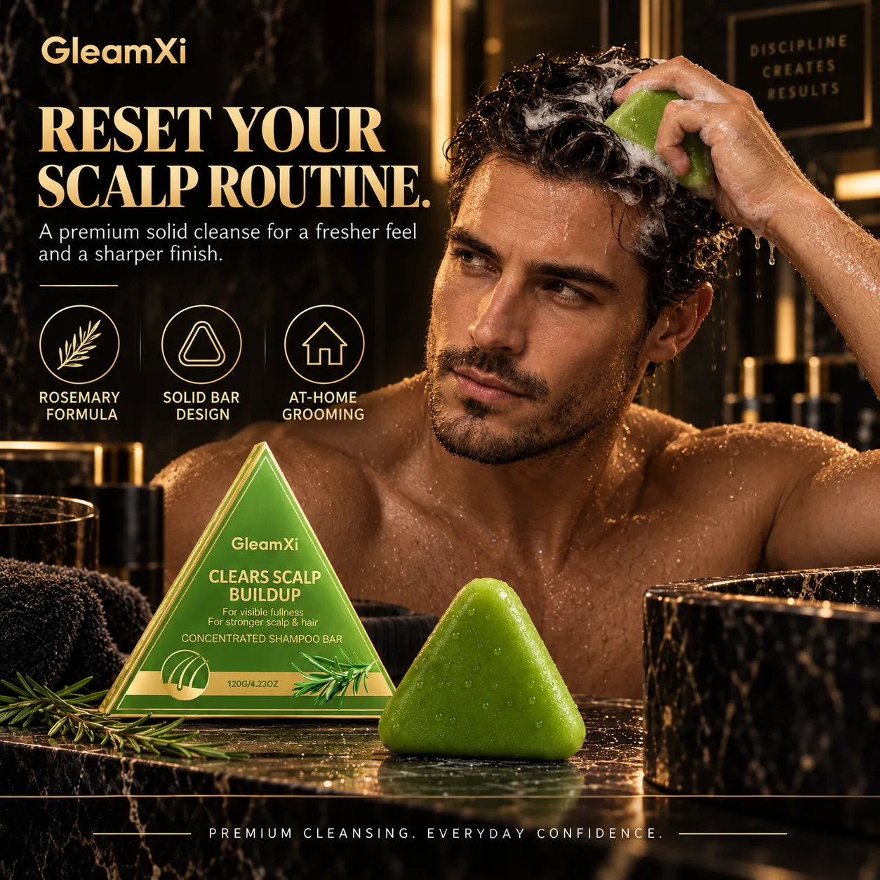 Men's Rosemary Shampoo Bar — view 3