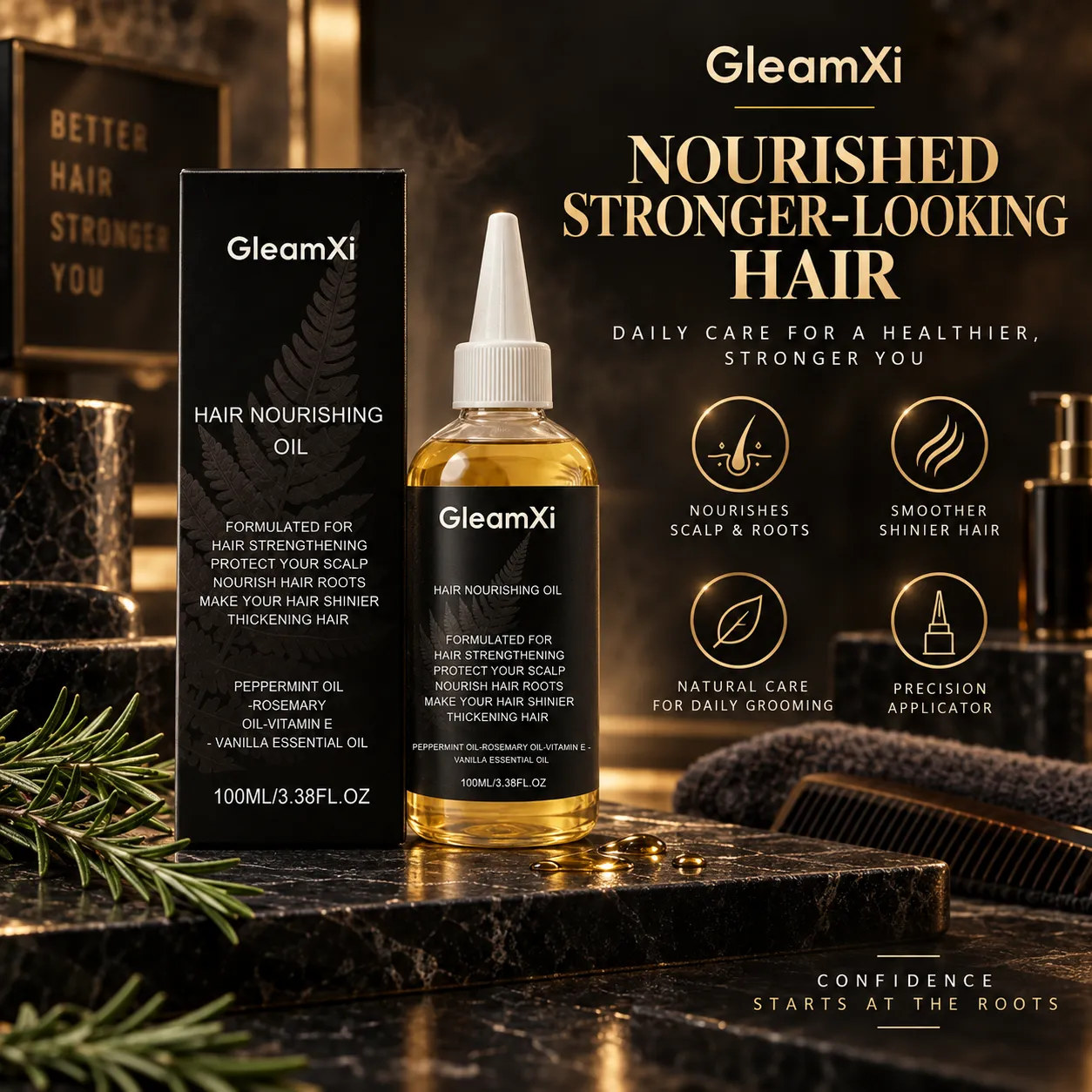 Men's Hair Nourishing Oil — view 1