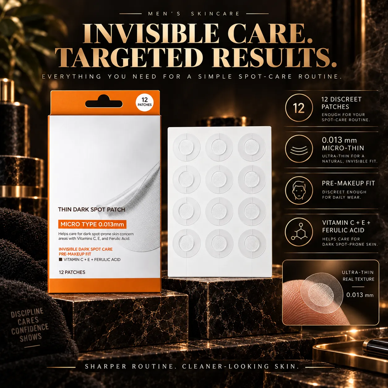 Men's Dark Spot Patch — Everything a spot-care routine needs, in one box.