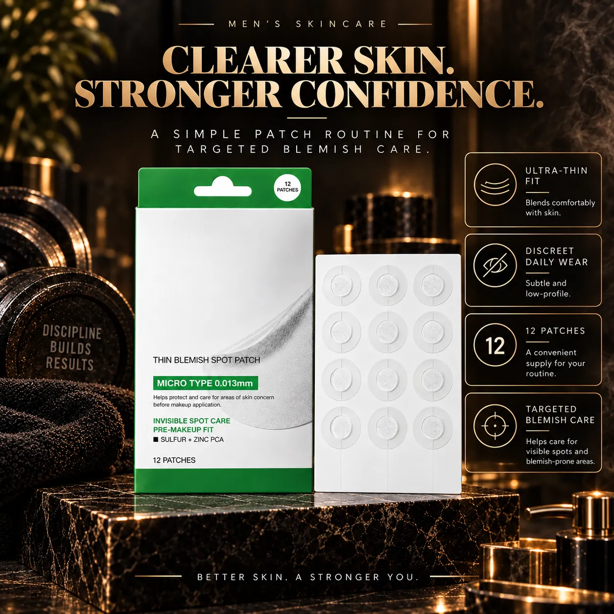 Men's Blemish Spot Patch — view 1