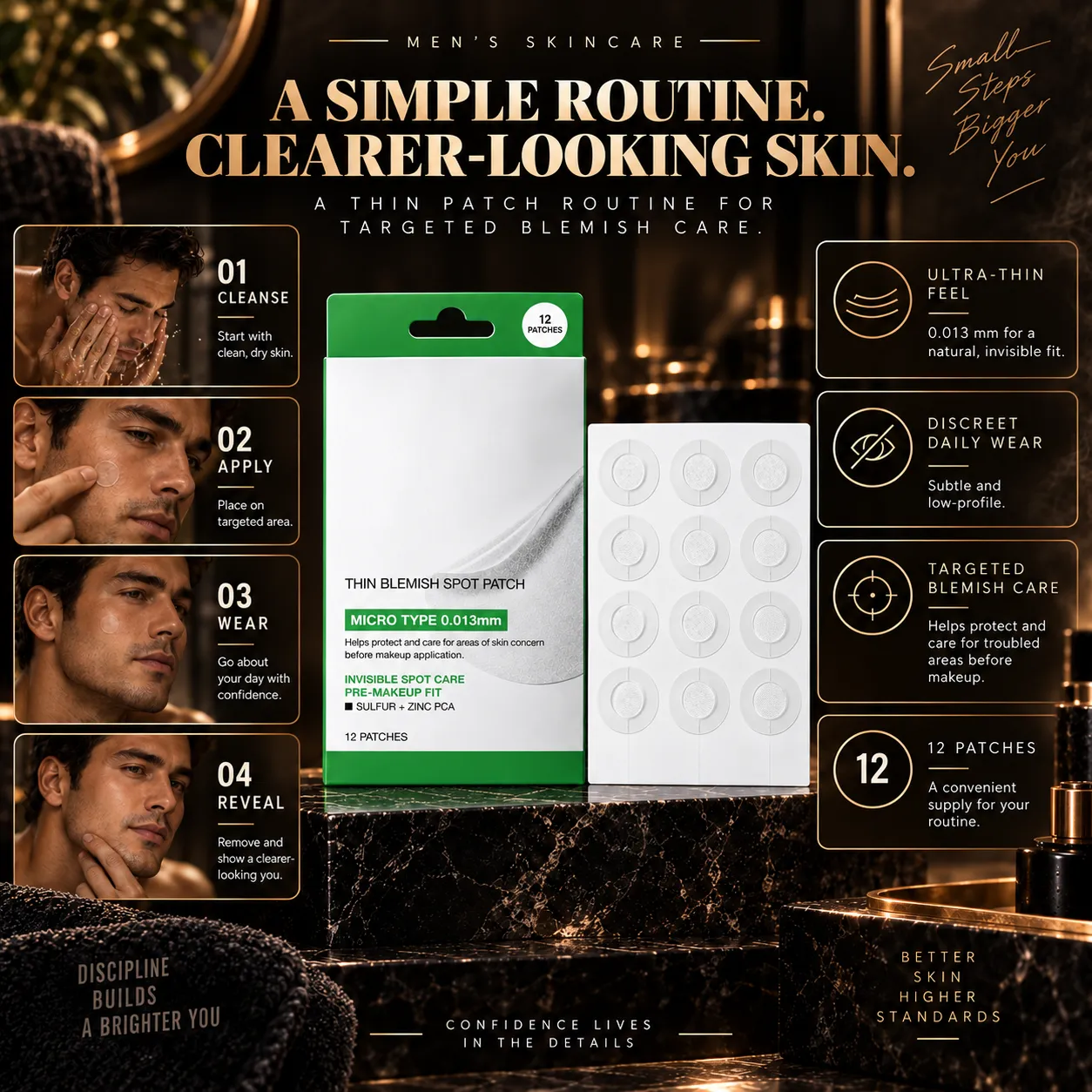 Men's Blemish Spot Patch — view 3