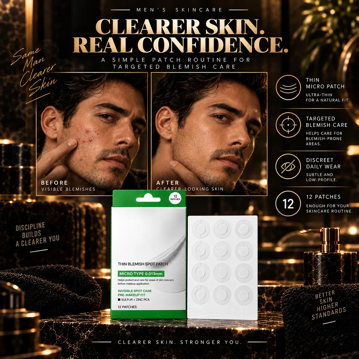 Men's Blemish Spot Patch — view 5