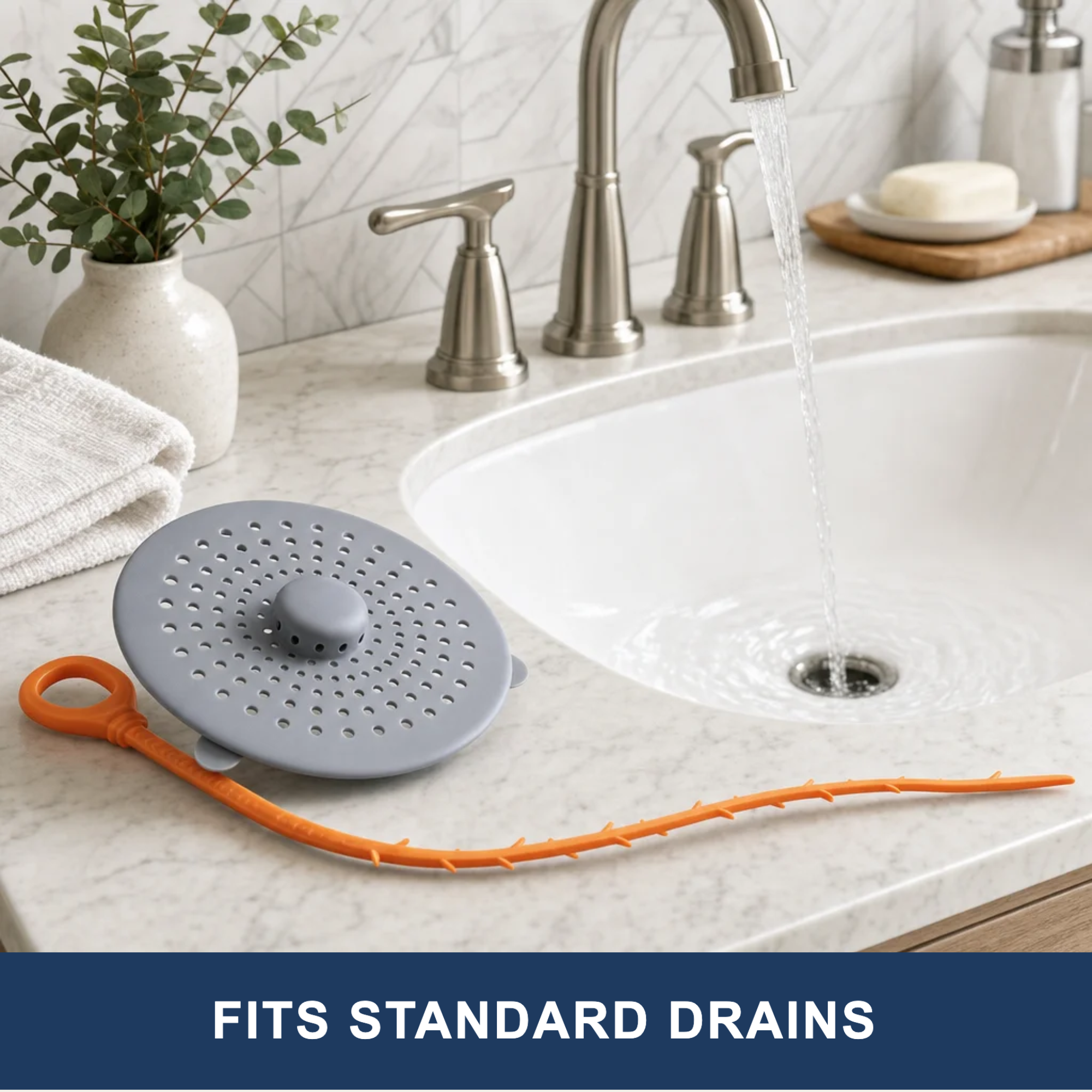 Bathroom Drain Defense Kit 2
