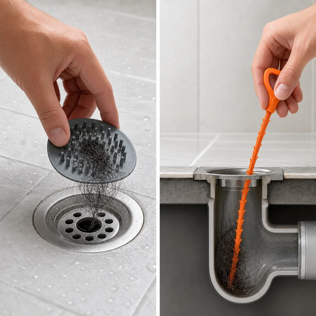 Bathroom Drain Defense Kit 4