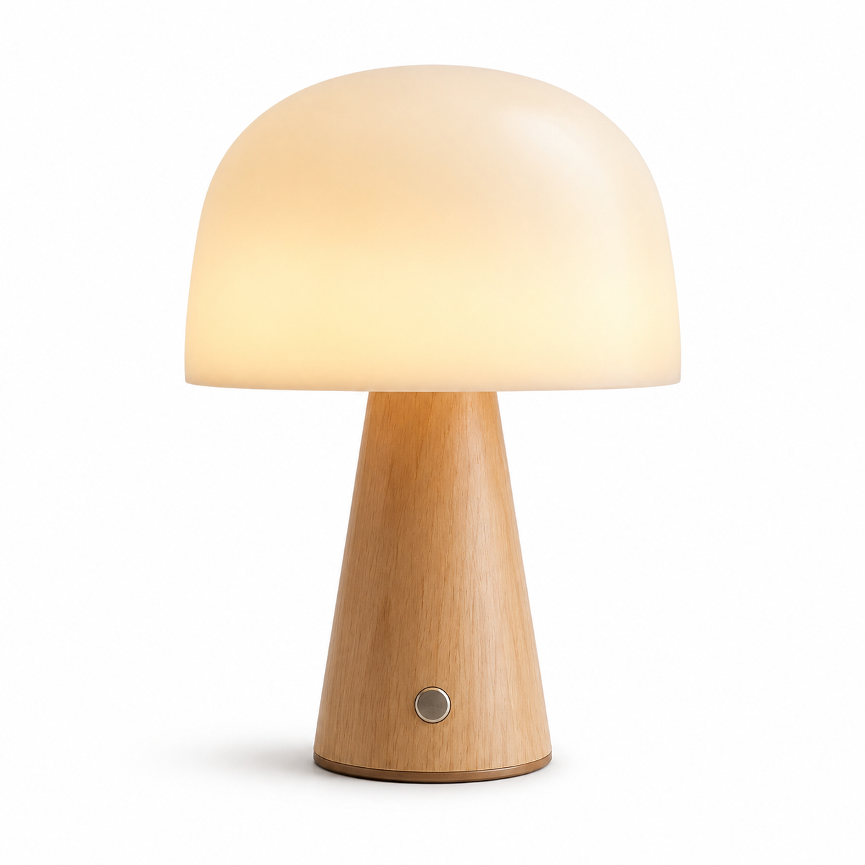 Pleated Shade Cordless Lamp in a styled room