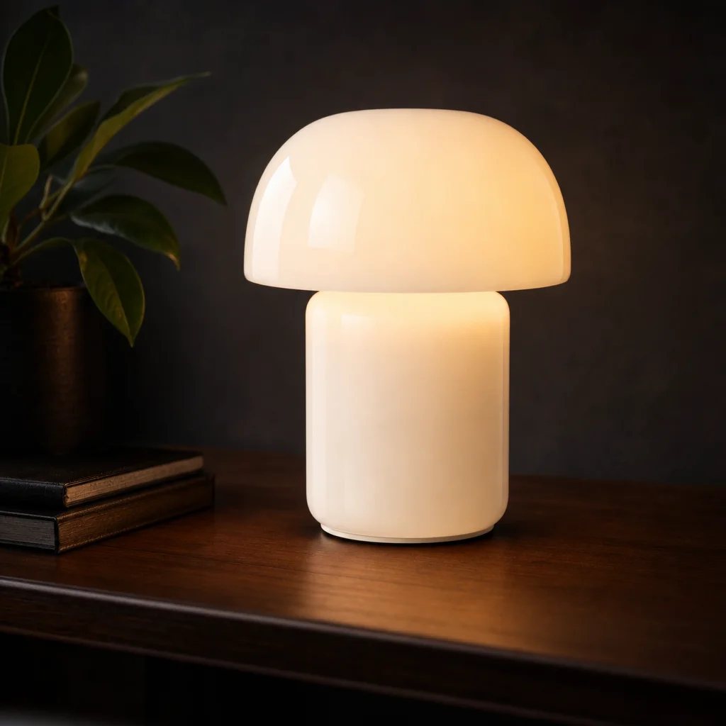 Glass Dome Desk Lamp